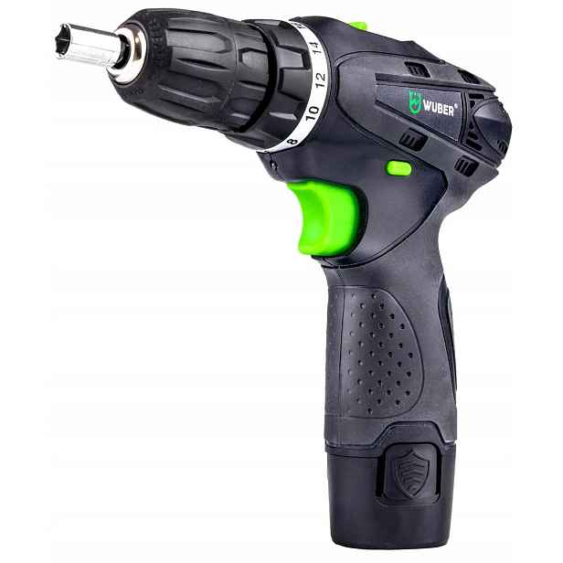 Wuber W52001, 18V sada akumulátorových šroubováků 2 rychlosti, Led osvětl
