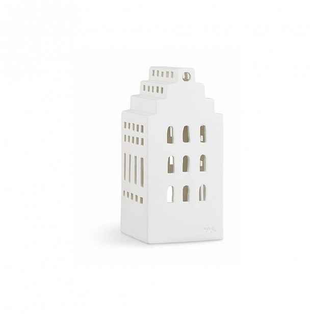 Bílý keramický svícen Kähler Design Urbania Lighthouse Manor