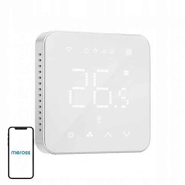 Inteligentní Wifi Termostat Meross MTS200HK S Podporou Homekit