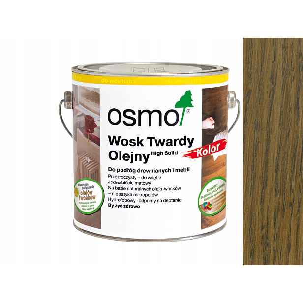 Tvrdý Vosk olejový vosk Osmo 0.75L černý 3075