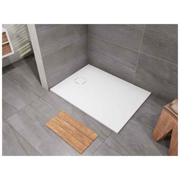 Vanička sprchová Lansanit LUX 900×1 000×25 mm litý mramor
