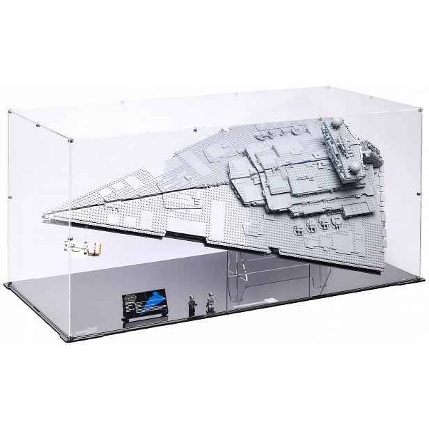 Vitrína Blacked Brick pro Lego 75252 Star Wars Hvězdný ničitel Impéria