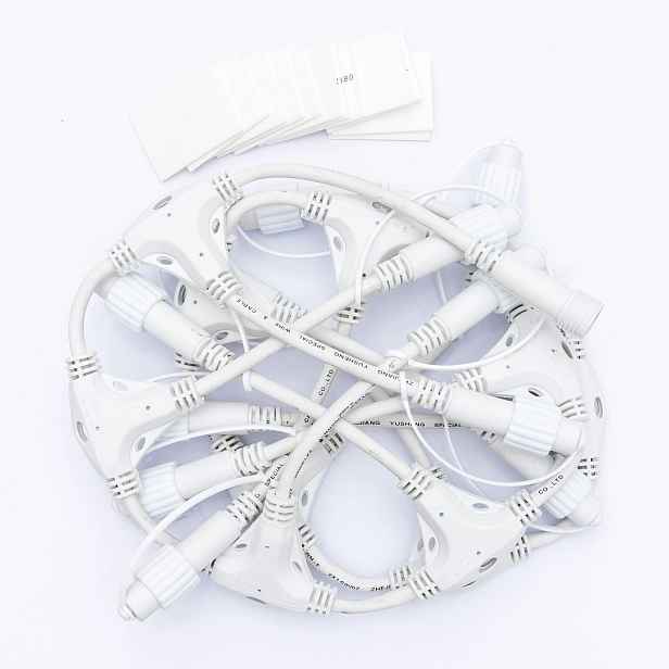 Easy Fix T rozbočovač, 11 výstupů, bílý, IP67