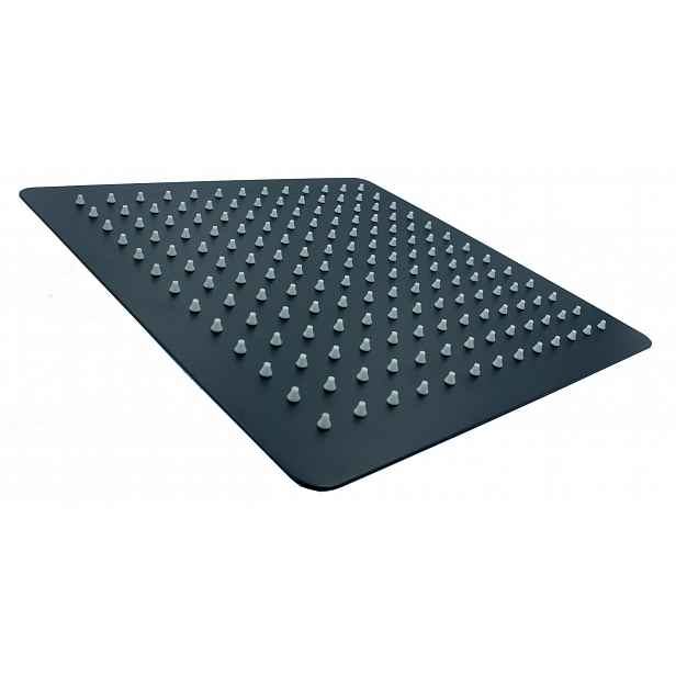 Dešťová Sprcha Černá Slim 30x30 Kov Ocel