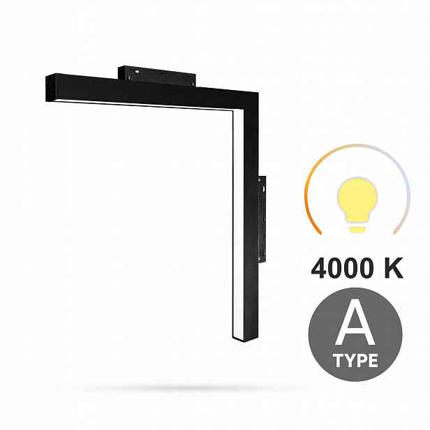 Led úhlový reflektor Ultron 16W 4000K Typ A Smart Track 48VDC