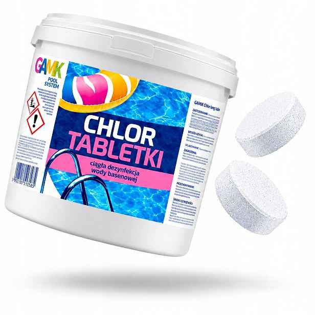 Chlor 3KG Tablety 200G Avenli Do Bazénu Bazénová Chemie Dezinfekce Vody