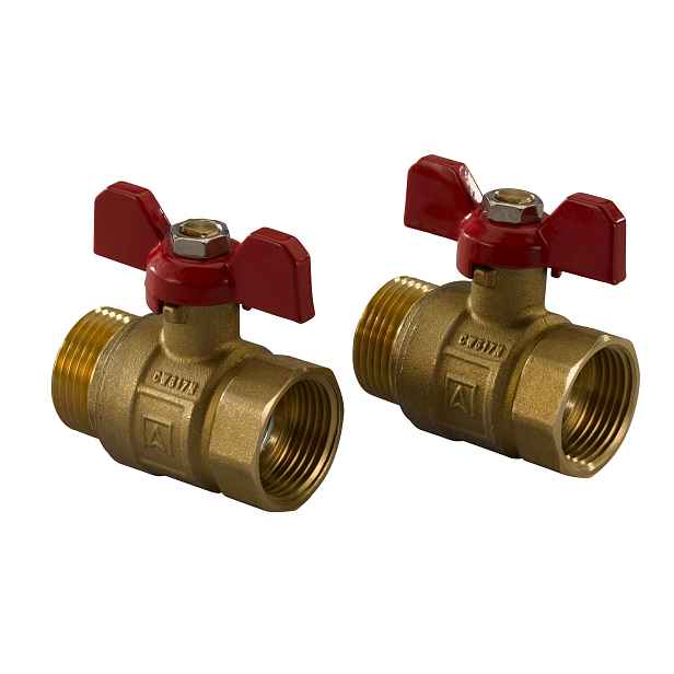 Set kulových ventilů Uponor s plochým těsněním