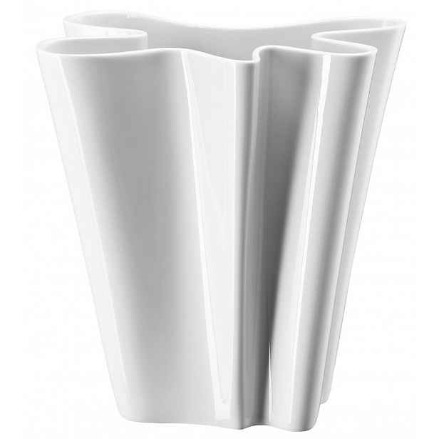 Rosenthal porcelánová váza Flux, bílá, 26 cm
