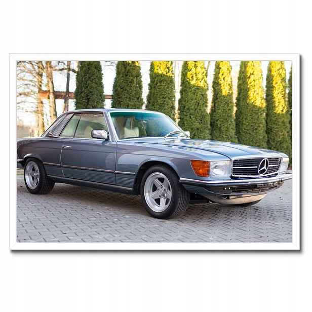 Plakáty v rámu 60x40 Mercedes 450 Slc Klasika