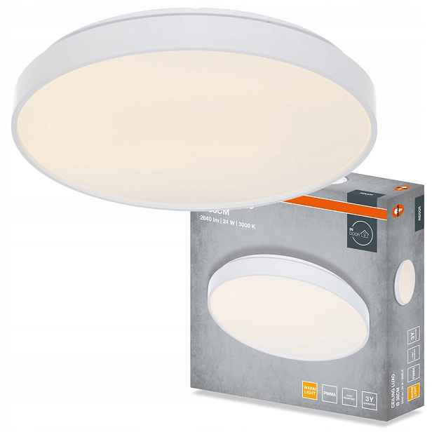 Stropní Svítidlo Led Stropní Svítidlo Nástěnné svítidlo Panel 24W 1320lm 3000K Osram