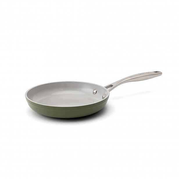 Elmich Nepřilnavá keramická pánev Zen Ø 20 cm olivově zelená