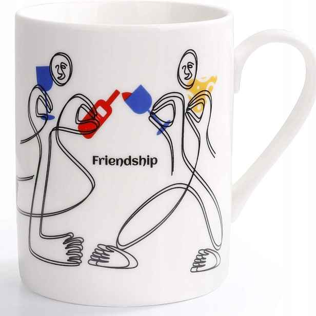 Keramický hrnek 320 ml s nápisem Friendship