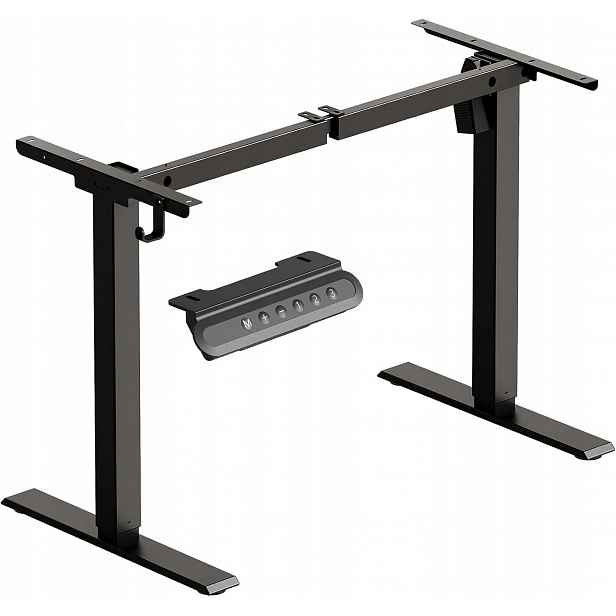 Rám stolu elektrický, nastavitelná výška 100-140 cm, černý