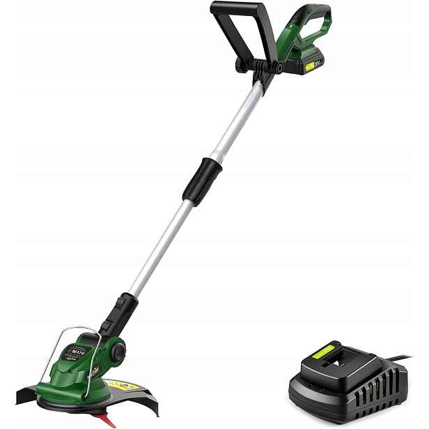 SnapFresh Akumulátorová sekačka na trávy s 20 nylonovými čepelemi 26 cm