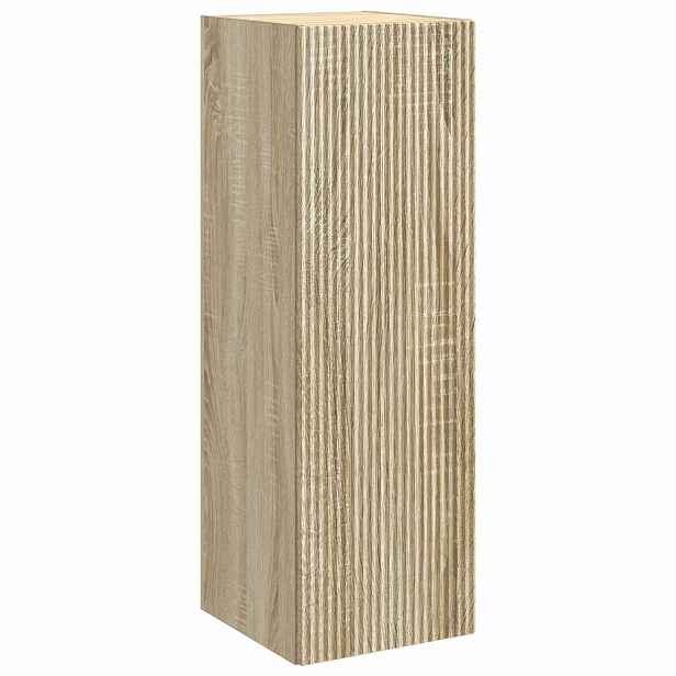 vidaXL Nástěnná koupelnová skříň Dub sonoma 33 x 34,5 x 60 cm