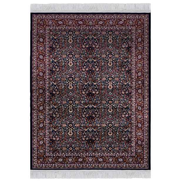 Koberec do obývacího pokoje modrý 160x230 cm orientální tradiční měkký Oeko-Tex