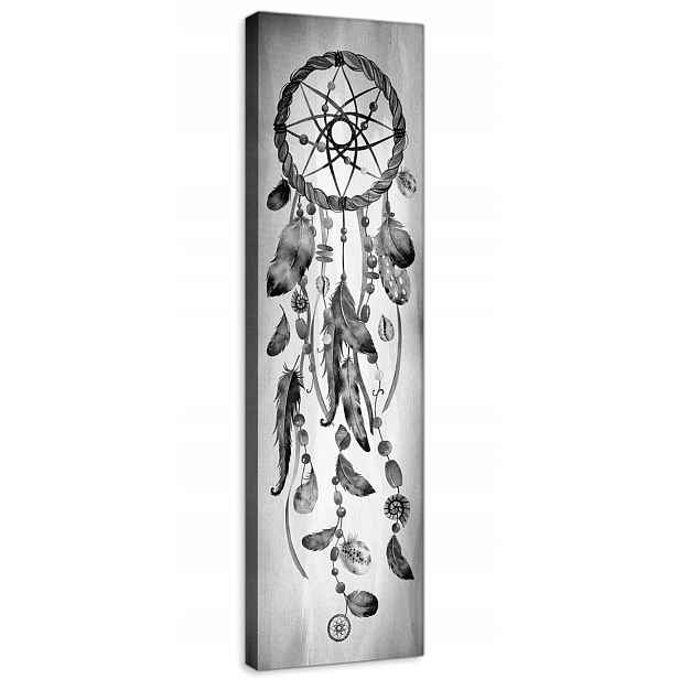 Obraz Na Plátně Canvas 45x145 Symbol Amulet Talisman Lapač Snů Etno Folk