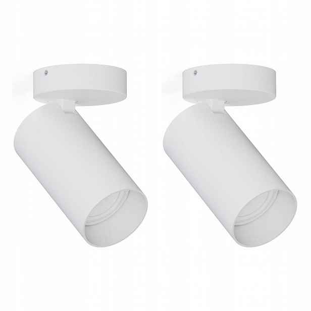 Sada 2x Spot Lamp Mono Bílá Pohyblivá Nowodvorski