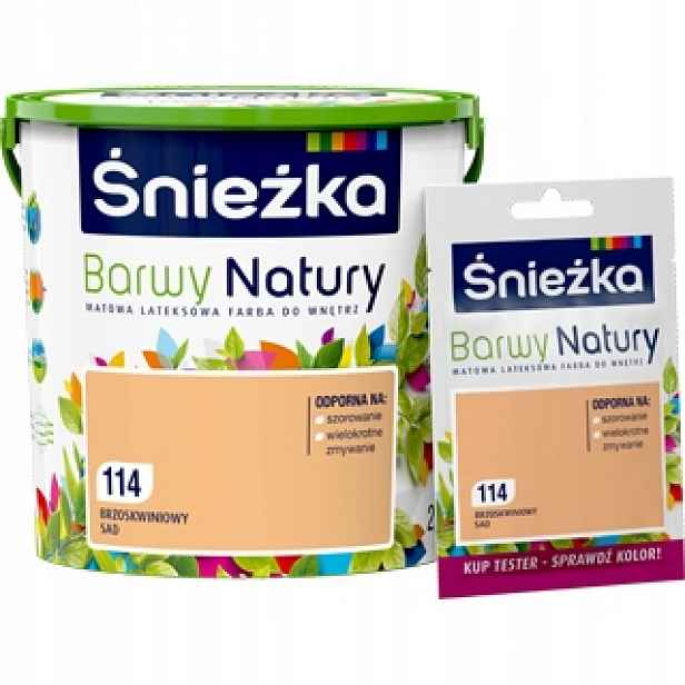 Śnieżka s barvami přírody, broskvový sad, 114 5 l