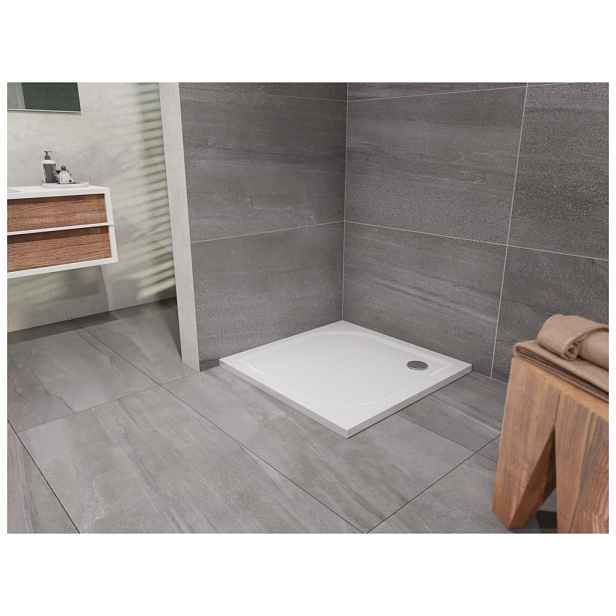 Vanička sprchová Lansanit EX 800×800×35 mm litý mramor