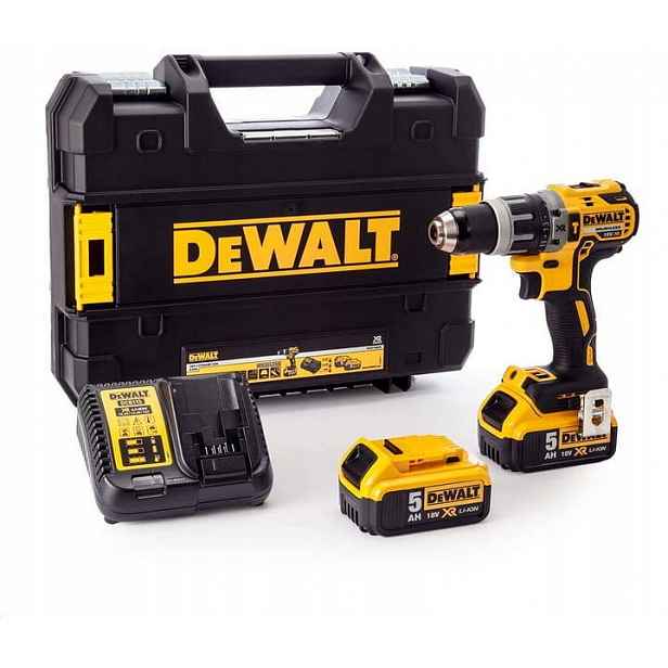 Akumulátorový Aku Vrtačka 2x5Ah 18V 70Nm Kufr DeWalt DCD796P2