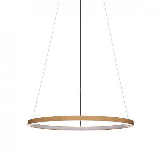 Bambusová závěsná lampa FINNO