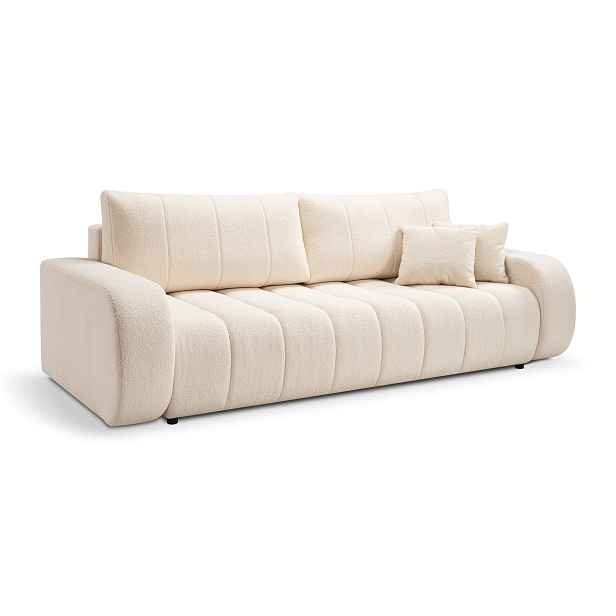 Laski Rozkládací pohovka Baloo 248 cm Lambi 8 bouclé krémová