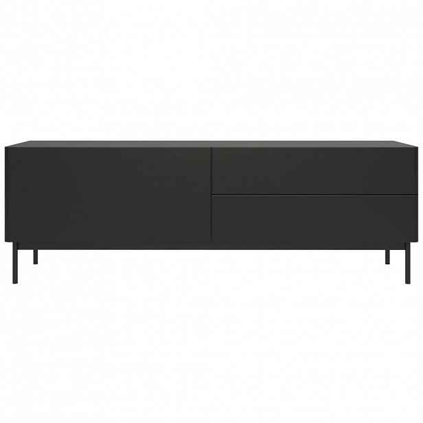 Selsey TV-STOLEK Olio Černá 160 cm