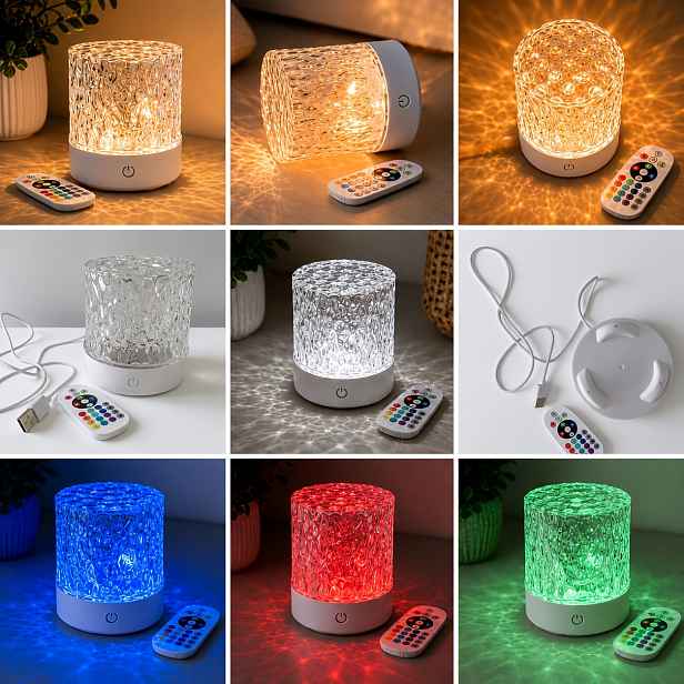 TEMU Vylepšené noční světlo s dálkovým ovládáním a stmíváním 16 2026, trendy atmosférická lampa ve stylu Instagramu s dálkovým ovládáním a dotykovým