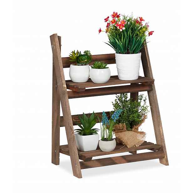 Držák Na Květináč Relaxdays 51,5 cm dřevo