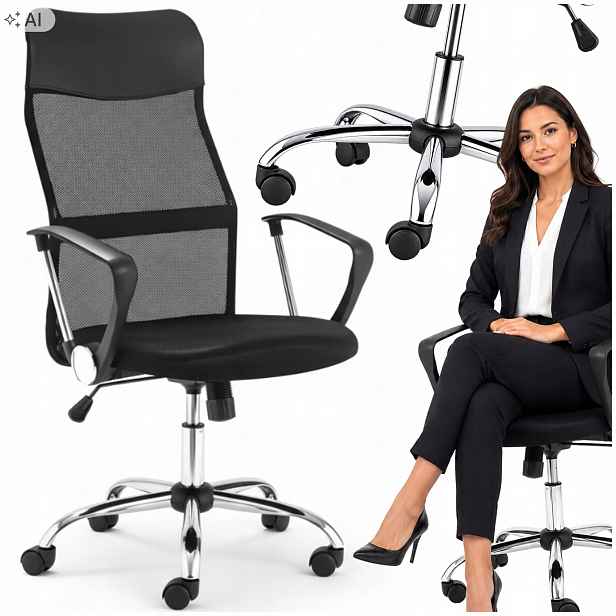 Kancelářská Otočná Židle Ergonomická Zesílená Konstrukce Premium