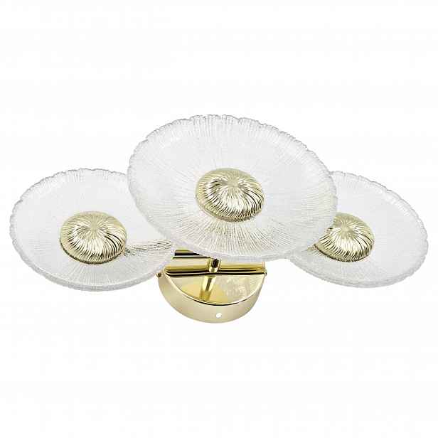 Nástěnné Led svítidlo Zlaté Květiny Moderní Glamour Obývací pokoj Ložnice
