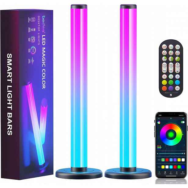 Rgb Led herní lampa s mnoha světelnými efekty a hudbou, Smart Flow