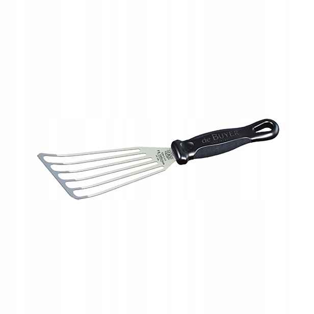 Špachtle ohebná ažurová de Buyer 31 cm, ocel X20Cr13, myčka nádobí