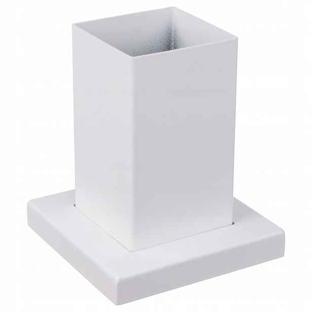 Spodní Kování Dřevěného Sloupku 80x80 Bílé 9016