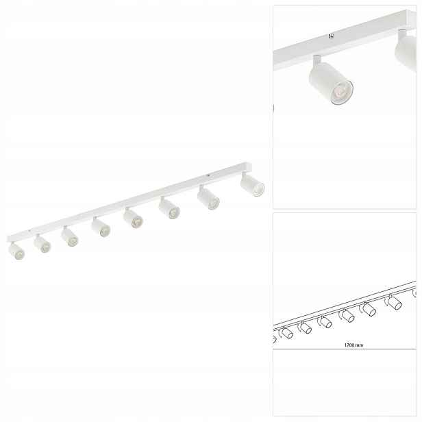 Lampa reflektorová bílá Top moderní osvětlení do pracovny Tk Lighting