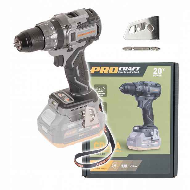Aku Aku Vrtačka Udar 20V 85NM CD20Abb Procraft Industrial