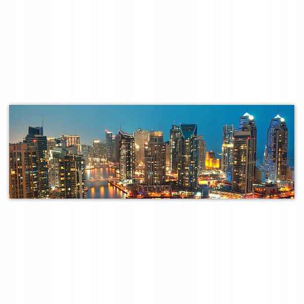 Plakáty 200x66 Dubaj v noci