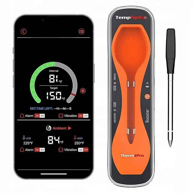 Teploměr Na Maso A Gril Bezdrátová Sonda Thermopro Bluetooth Časovač