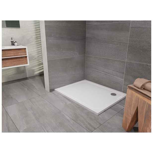 Vanička sprchová Lansanit EX 800×1 100×35 mm litý mramor