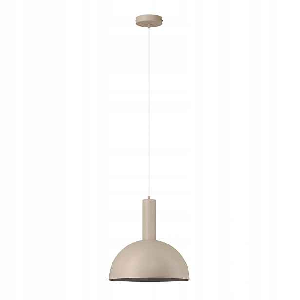 Závěsná lampa béžová kopule fi30 cm 1xE27 15W Vitrum Sigma Lighting