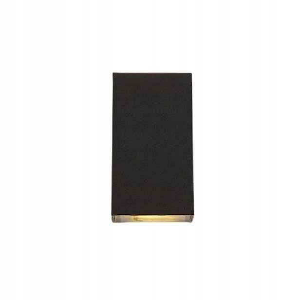 Abigali Moderní Led nástěnné svítidlo 6W 3000K, černý hliník, IP20