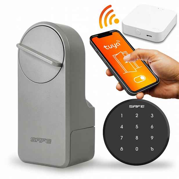 Elektronický Zámek Na Šifru domovní kód pro dveře digitální Smart Wifi Tuya