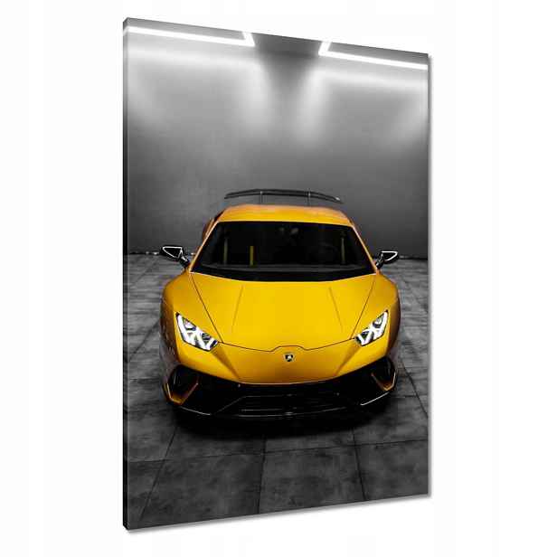 Obrazy 70x100 Žlutý auto Fura