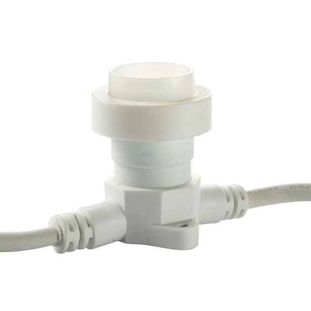 Easy Fix objímka pro žárovky s paticí E27, 0,3 m, 1 objímka, IP67, bílá barva