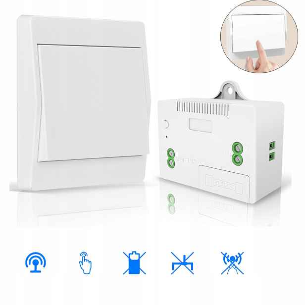 Bezdrátový Spínač Světla 230 V 433 Mhz Voděodolný