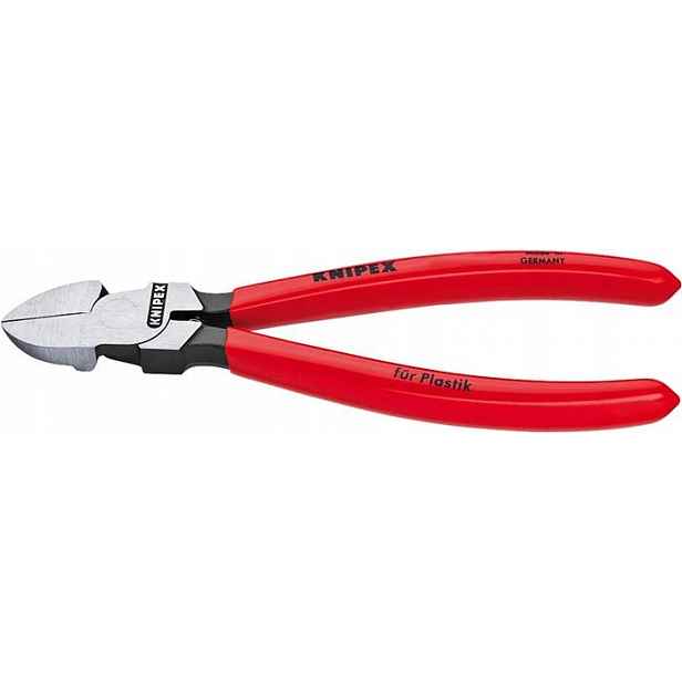 Boční štípací kleště na plast bez zkosení 140 mm Knipex