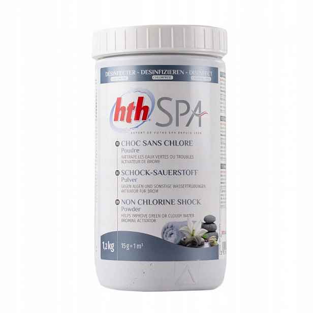 Hth Spa Bezchlorový přípravek pro šokovou Dezinfekci Prášek Bez Chlóru 1,2 kg