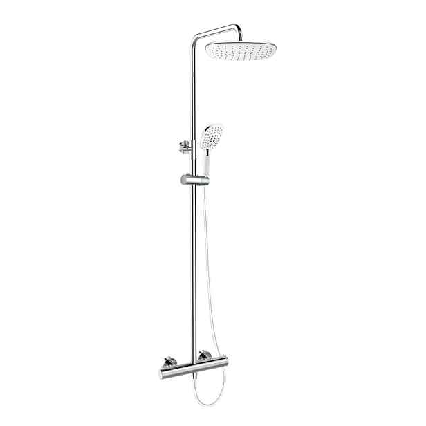 Systém vanový termostatický Mereo CB60104TSJ 150 mm chrom/bílý