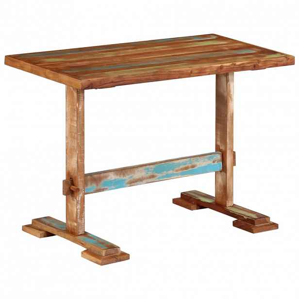 vidaXL Jídelní stůl 110 x 55 x 78 cm masivní recyklované dřevo